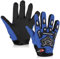 QESSUVNC Gants de cyclisme d'hiver imperméables pour enfants – Pour cyclisme, randonnée, draisienne, scooter, skateboard (bleu)