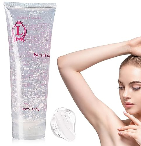 Cooling Gel for Hair Removal,Facial Gel Clear Coupling and Cooling Gel Use with Laser Hair Removal Device and Facial Body Skin Care Machine for Women & Men