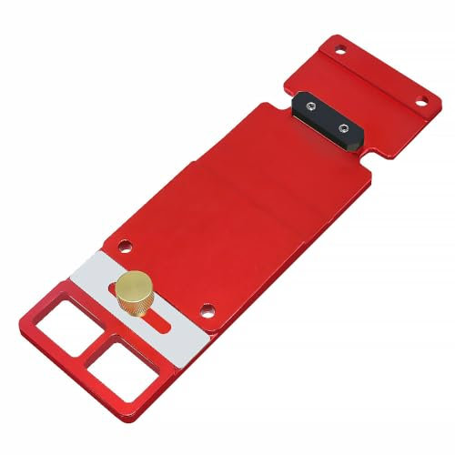 HAUTFENM Aluminum Alloy Track Saw Square Woodworking 90 Degree Angle Stop Positioning Limiting Clamp or Electric Circular Saw Guide Rail