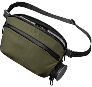 ALPAKA Flight Sling Pro 2.5L Sling Bag with Bottle Holder for Men Green