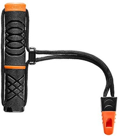 Gerber Gear Fire Starter Ferro Rod Survival Tool with an Emergency Whistle and Metal Striker