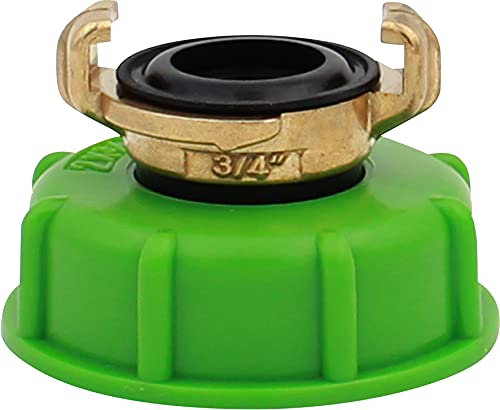 Graf Otto IBC-SK-Adapter 0,75'' AG Standard, feste Mutter (Zubehör für IBC Tank) 874742, Grün