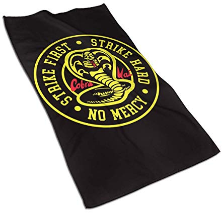 DHGER Sherrygeoffrey Cobra Kai Badetücher Schnelltrocknende Handtücher