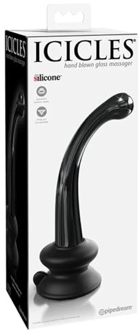 Gode Courbé en Verre avec Ventouse N°87