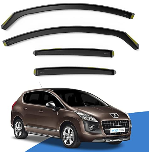 EdgeVisors Wind Deflectors for Peugeot MK1 Door MPV 5 Door MPV 4pc | 4pc Set, In-Channel Rain Guards & Accessories