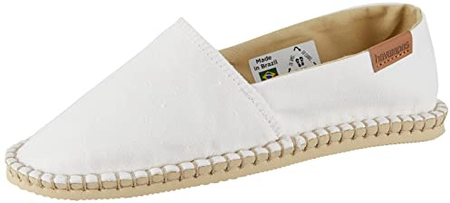 Havaianas Herren Origine Iv Weiß Espadrilles, 44 EU Schmal