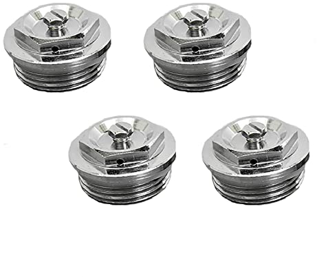 Válvula de ventilación manual X4, kit de válvula de ventilación de aire de radiador macho de 1 pulgada, purga de aire de radiador de calefacción central