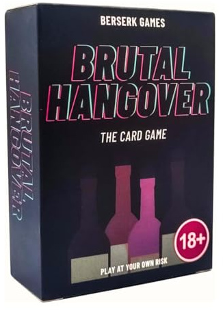 Brutal Hangover - The 3 in 1 Card Game | Great For Games Nights, Parties, Hen Do's, Stag Nights, Students & More!