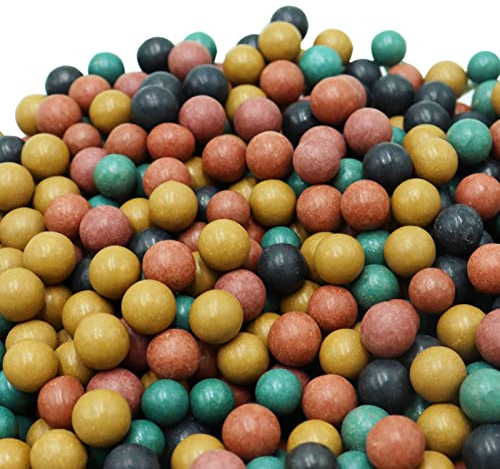 OUBOTER 500 Stück 9mm Schleuder Munition Steinschleuder Zwille Kugeln Munition Slingshot Biologisch Abbaubare Zwille Munition Für Profi Katapult Jagd