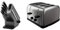 Ninja Foodi StaySharp Knife Block with Integrated Sharpener, 5-Piece Knife Set & Russell Hobbs 4 Slice Toaster (High Lift, 7 Browning Levels, Frozen/Cancel/Reheat)