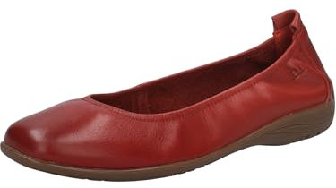 Josef Seibel Damen Klassische Ballerinas Fenja 01,Weite G (Normal),Ballet-Flats,Ausgehschuhe,Abendschuhe,Slip-ons,Pumps,Hibiscus,43 EU