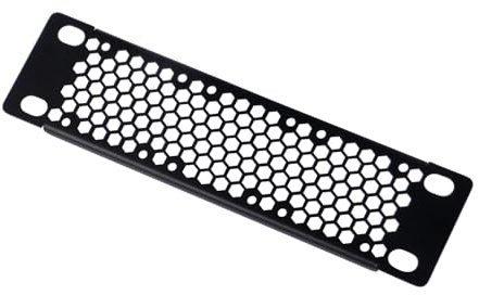 GeeekPi Soporte de metal para panel en blanco ventilado de 7 pulgadas 1U para gabinete de servidor DeskPi RackMate TT (1)