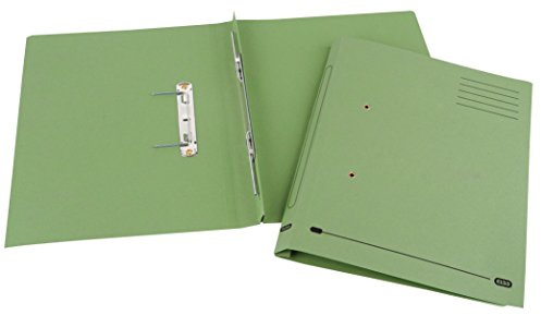 Elba Spirosort överföring vårfil återvunnen 315 gsm 35 mm foolscap blå ref 30613 [paket med 25] 25 gRÖN