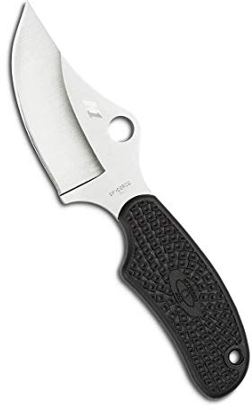 Spyderco Unisex – vuxna, svart, utomhuskniv, ARK-Always Ready Kniv, blad: 6,4 cm, kniv för jakt, äventyr, slida, normal, FB35PBK
