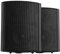 Pronomic USP-430 BK HiFi Wandlautsprecher Paar - 2-Wege Lautsprecher Boxen im Set - Ideal für Gastronomie und Terrasse - inklusive Wandhalterung zur Befestigung - 120W Leistung - schwarz