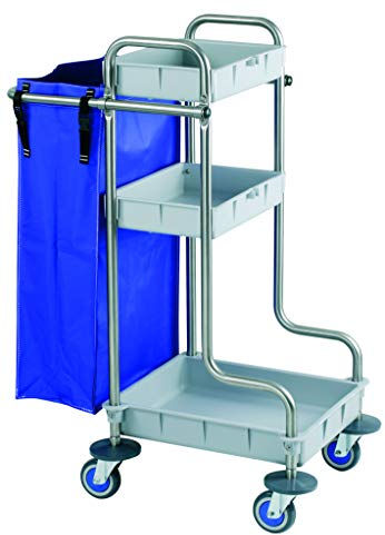 MOD-570-2B CARRO DE LIMPIEZA EN ACERO INOXIDABLE