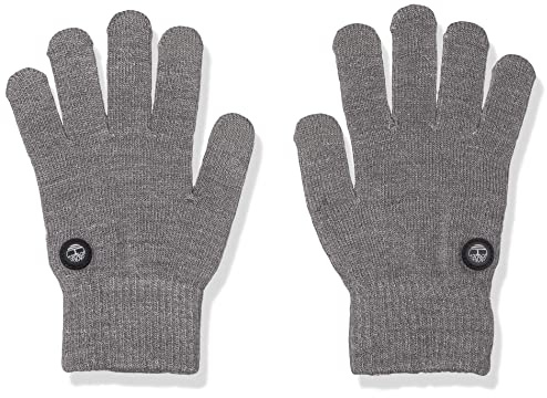 Timberland Mens With Technology Touchscreen Magic Gloves, Light Grey Heather
