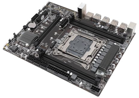 X99 Computer-Motherboard, LGA 2011 3 CPU Dual-Channel DDR4-Speicher 8-Phasen-Stromversorgung Integrierter Chip LGA Desktop-Gaming-Motherboard, PCB-Mining-Mainboard für Computer-PC