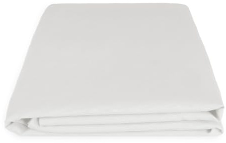 SaRani Tessuto Panama Misto Cotone Tinta Unita per Arredo Casa Tovaglie Cuscini Tendaggi H 280 CM (Bianco, Taglio (260x280cm))