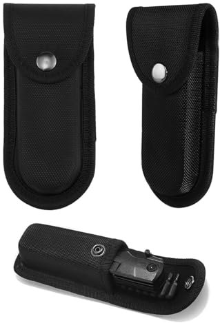 IPNSDON Lot de 2 trousses de ceinture Oxford pour couteaux, avec passant, pour voyage, camping, randonnée et excursion