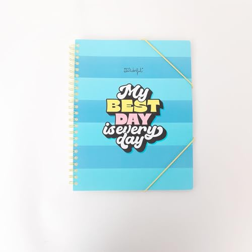 Mr. Wonderful - Raccoglitore con fogli trasparenti - My best day is every day