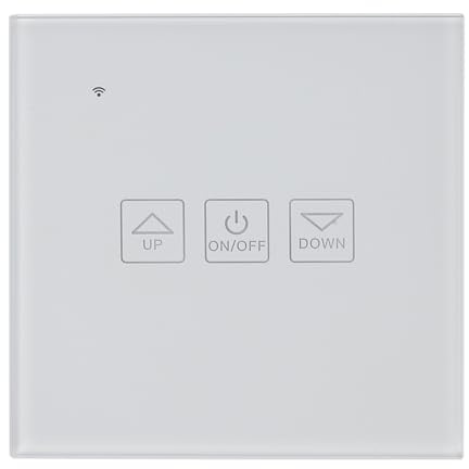 DAZZLEEX Variateur d'intensité tactile intelligent - Contrôle WiFi - Panneau en verre - Interrupteur d'éclairage domestique - Contrôle à distance de la luminosité