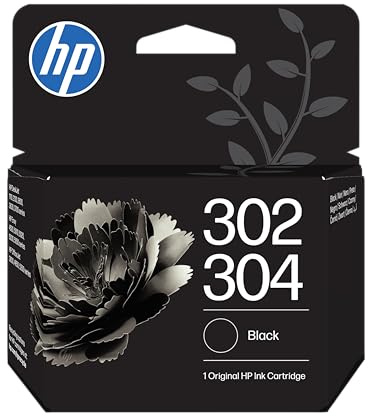 HP 302/304 Schwarz Original Druckerpatrone Envy 4525 4520 5030 5010 5020 Officejet 3830 3831 Deskjet 2620 2630 3630 3636 3720 3730 3750 3760