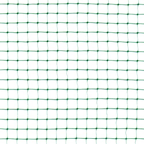 TENAX ORTOFLEX 2,00x10 m Vert, Filet Anti-Oiseaux pour Protéger les Fruits, les Semences et les Cultures de l’Attaque des Oiseaux, Emballage en Filet