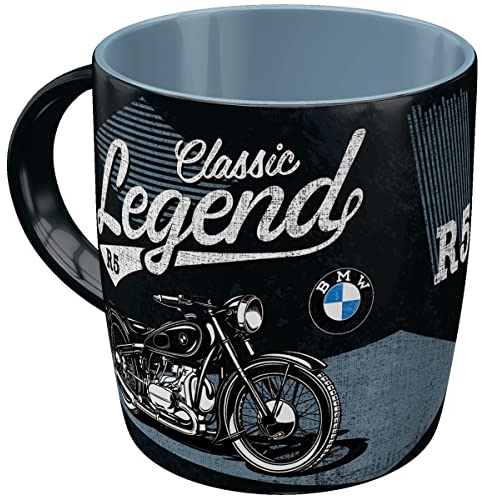 Nostalgic-Art Tasse à café rétro, 330 ml, Official License Product (OLP), BMW – Classic Legend – Idée de cadeau pour fans de BMW, mug en céramique, design vintage