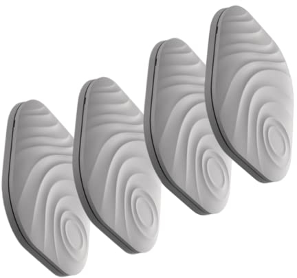Nutale Findthing Schlüsselfinder Grau 4PCS - Schlüssel Finden mit App Bluetooth, iOS und Android Community Suchfunktion, Item Tracker Support Wallet Tracker, Gute Idee für Ihre verlorenen Gegenstände