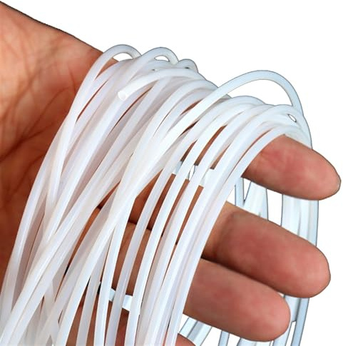 flexiable Rubber Filament High Temperature Corrosion Resistance PTFE Tube ID 0.3mm 0.8mm 1mm 1.2mm 1.5mm 1.6mm 1.8mm 2mm 2.5mm 3mm 3D Printer Part Pipe Drain Elastic (Size : ID 1.5xOD 3mm)