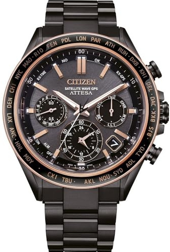 Citizen Men Chronograph Eco-Drive Watch Attesa Satellite Wave