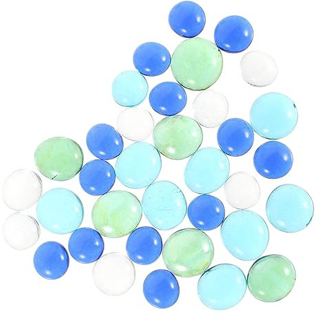 Cabilock 3 De Gravier Coloré pour Aquarium Ornements Décoratifs en Verre Irréguliers pour La Fraîcheur