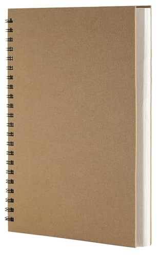 A4 Sketchbook Spiral Bound, 30 Sheets 160gms Thick Art Paper Hardback Sketch Book Drawing Pad for Artists & Professionals Sketching Painting Colouring - 29x21cm