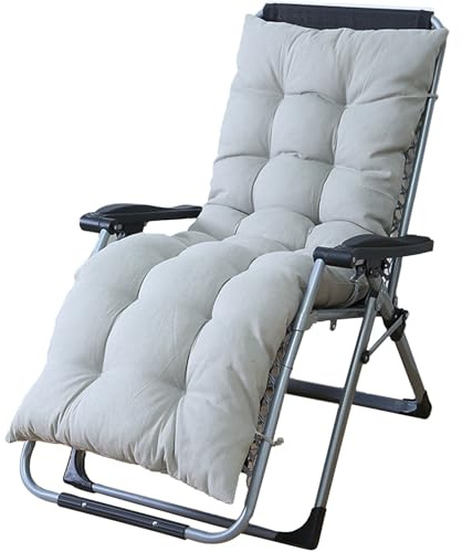 Cojín para muebles de jardín, cojín para silla de salón al aire libre, cojín de columpio de Hollywood, cojín de suelo (tamaño: 120 x 55 cm, color: gris claro)