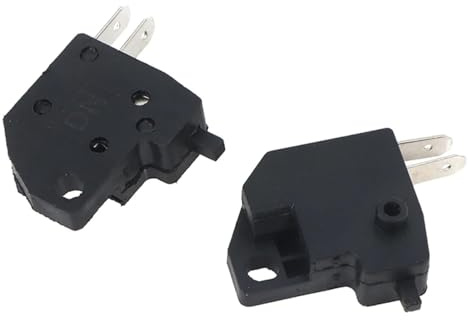 VOBOR Interrupteur de frein pour moto, kit d'interrupteur de feu stop universel gauche et droit pour maître-cylindre de moto Honda, Suzuki, Yamaha, compatible avec la plupart des motos