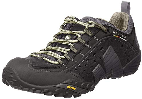 Merrell Herren INTERCEPT Hiking Shoe, Smooth Black, 50 EU