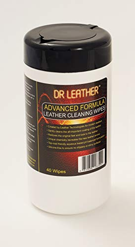 Dr Leather Advanced Formula Leather Cleaning Wipes - 40 Wipes