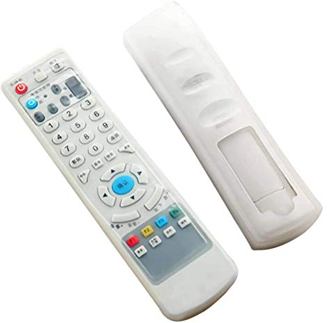 Cubierta de Silicona Transparente para TV, Control Remoto, Funda Protectora Prueba Polvo Impermeable (2 Juegos)