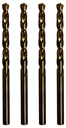 STROTON Metric M42 8% Cobalt Drill Bits for Stainless Steel and Hard Metal (6mm x 4pcs)