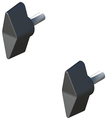 Vite a Testa a Farfalla, Maniglia che Blocca la Barella, M5 x 40, Lotto di 2