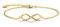 CERSLIMO Armband Gold Damen, 925 Sterling Silber Unendlichkeit Symbol Infinity Zirkonia Armband Unendlichkeitszeichen Vergoldet Schmuck für Frauen Mädchen
