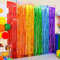 LOLStar Rainbow Foil Fringe Curtains, 2 Pack Rainbow Party Decorations 1 x 2 m Tinsel Metallic Streamers Photo Booth Props Backdrop for Birthday Holiday Wedding Engagement Bridal Shower Unicorn Pride