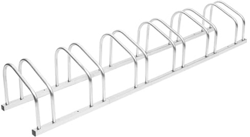 vidaXL Porte-vélos pour 6 vélos acier galvanisé, support pour vélos, support de rangement pour vélos, support de sol pour vélos, rangement pour vélos