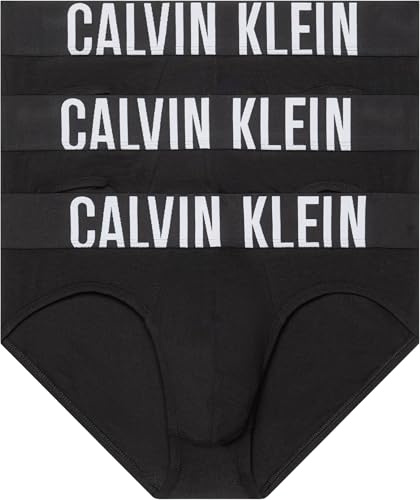 Calvin Klein Hip Brief 3PK, Slip all'anca Uomo, Black,