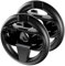 2 - Pack Steering Wheels for Switch 2 Joy-Cons, Ergonomic Design, Perfect for Mario Kart & Racing Games (Black)
