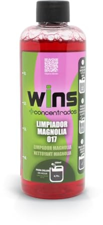 VINFER| Fregasuelos Limpiador Concentrado 017 con Fragancia a Magnolia 250 ml |Rinde 5 Litros |Friegasuelos Detergente Multiusos Neutro para Suelos y Superficies|100% Made in Spain