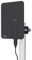 TM Electron TMANT015 Antenna per TV da interno o esterno, con amplificatore incorporato 40 dB, Ultra compatto, orientamento a 360°, montaggio a parete o palo e resistente alle intemperie, nero