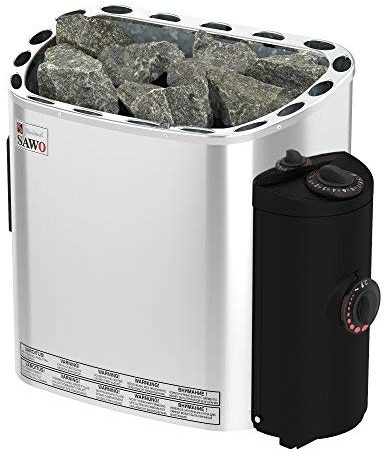 SAWO SCANDIA Elektrische Saunaofen, Leistungsbereich: 4,5 kW; 6,0 kW; 8,0 kW; 9,0 kW; mit integrierte Steuerung (NB-Modell); Multispannung: entweder Einphasig oder 3-Phasig;