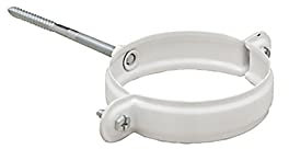 Abrazadera de aluminio con tornillo para tubo - 80mm